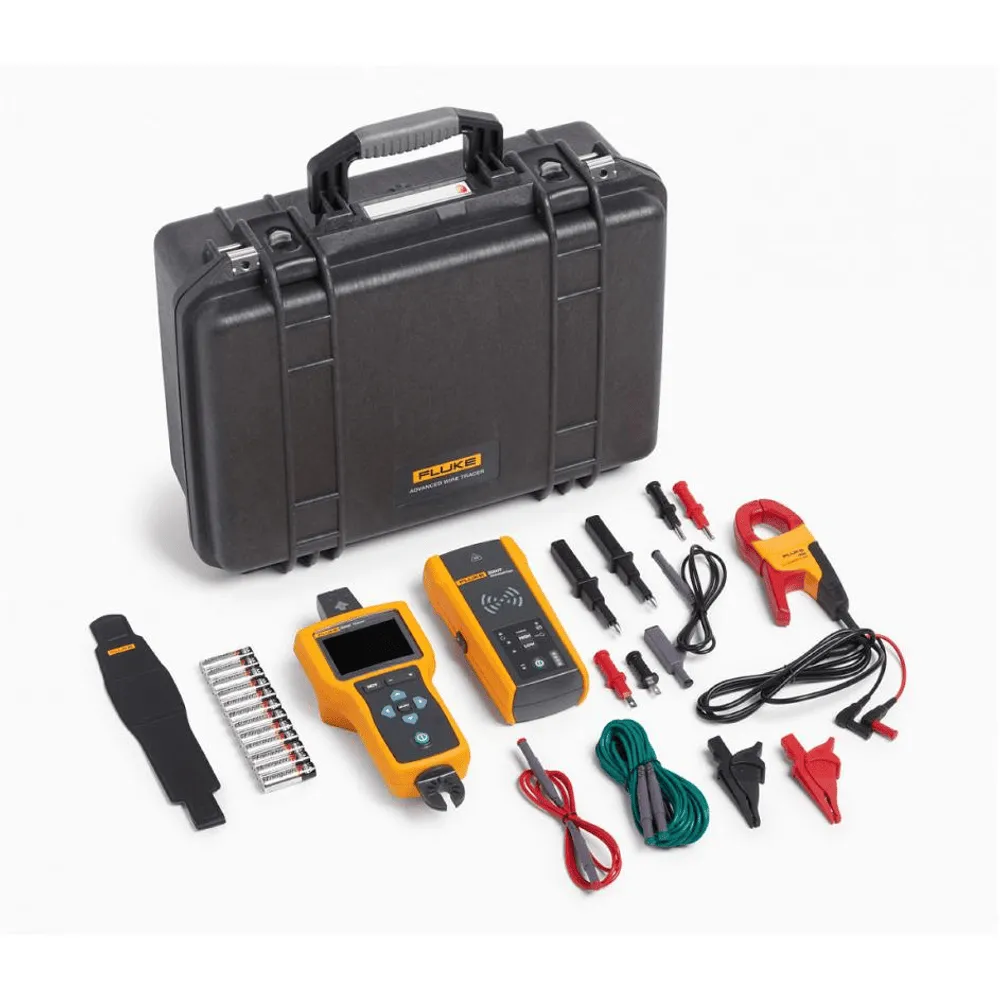 Fluke Advanced Pro Wire Tracer Kit, CAT IV 600V, includes 2052 Receiver, 2000T Transmitter and i400 AC Current Clamp