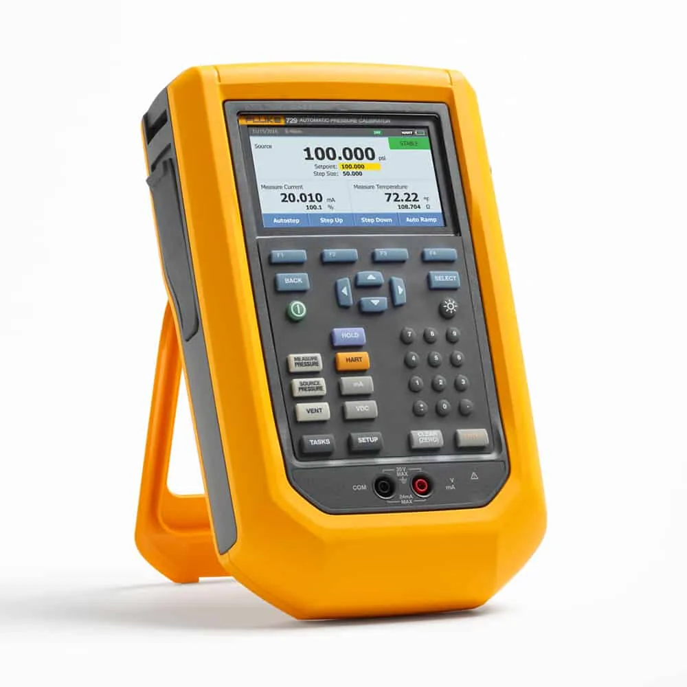 Fluke Pressure Calibrator, 300 PSI, 20 Bar, 24V Loop Power