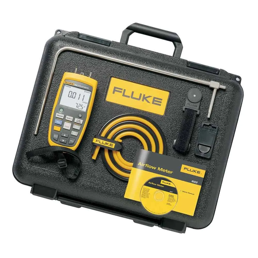 Fluke Airflow Meter / Micromanometer, 1-80m/s