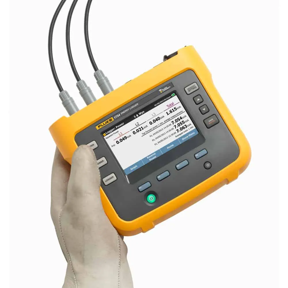 Fluke Electrical Energy Logger, 3 Phase, 1000V