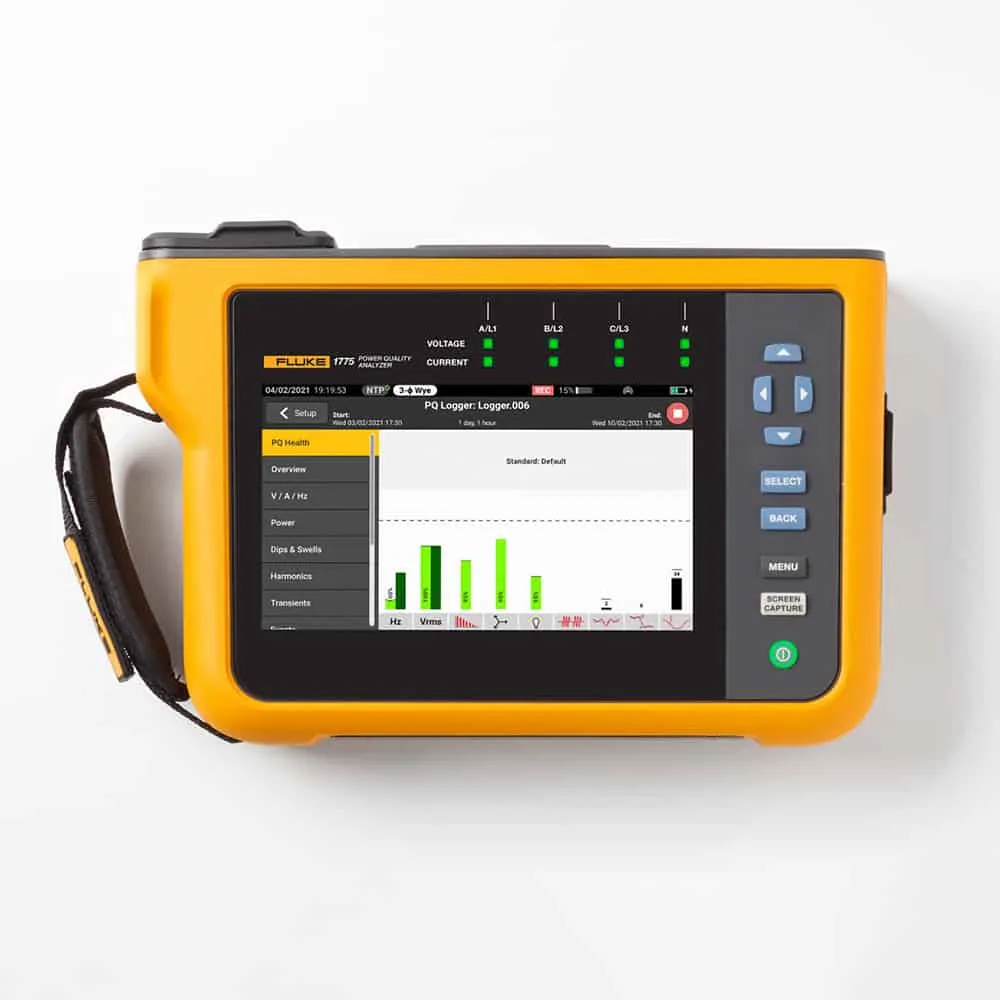 Fluke 3-Phase Power Quality Analyzer