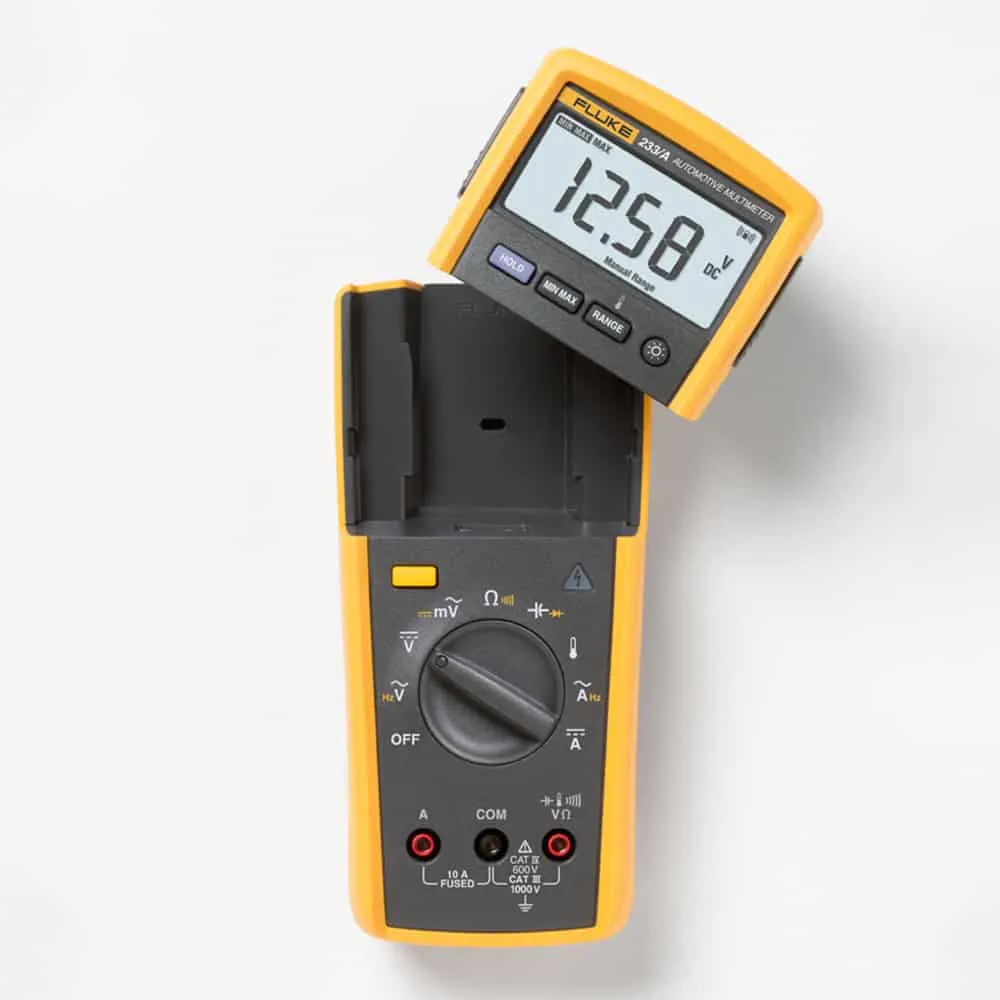 Fluke Remote Display Digital Multimeter, CAT IV 600V, 10A