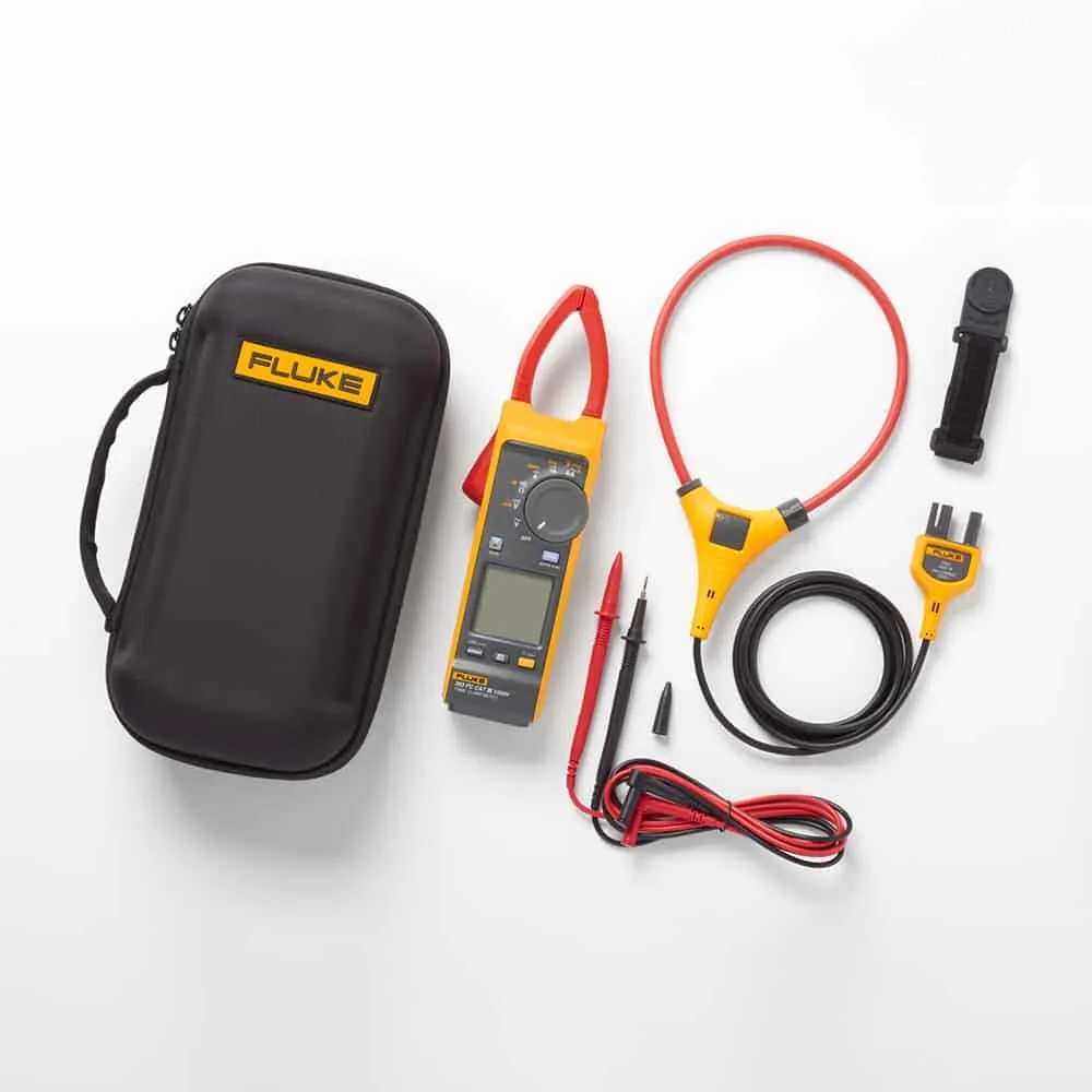 Fluke AC/DC True RMS Clamp Meter, 1000A, CAT III 1500V, 34mm Jaw