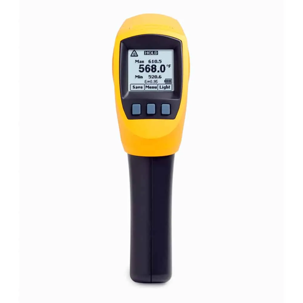 Fluke 2-in-1 Contact And Non-Contact Thermometer, 50:01, -40 to 800"C