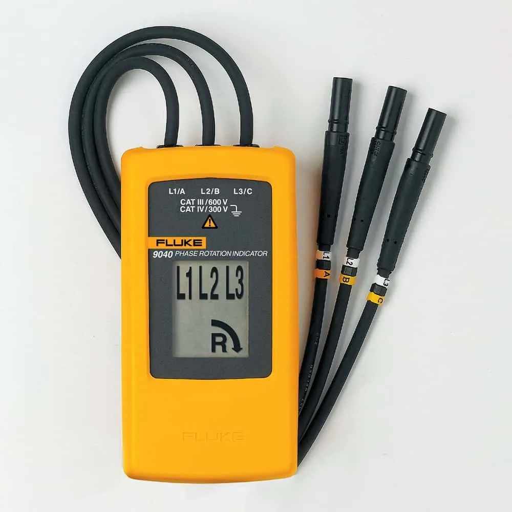 Fluke Phase Rotation Indicator, 40-700V, 15-400Hz