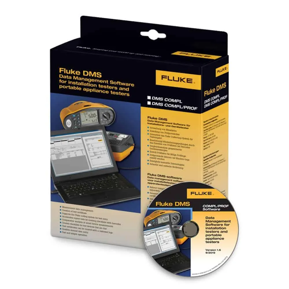 Fluke Software Inchprof Inch-Version For Installation And Appliance Tester