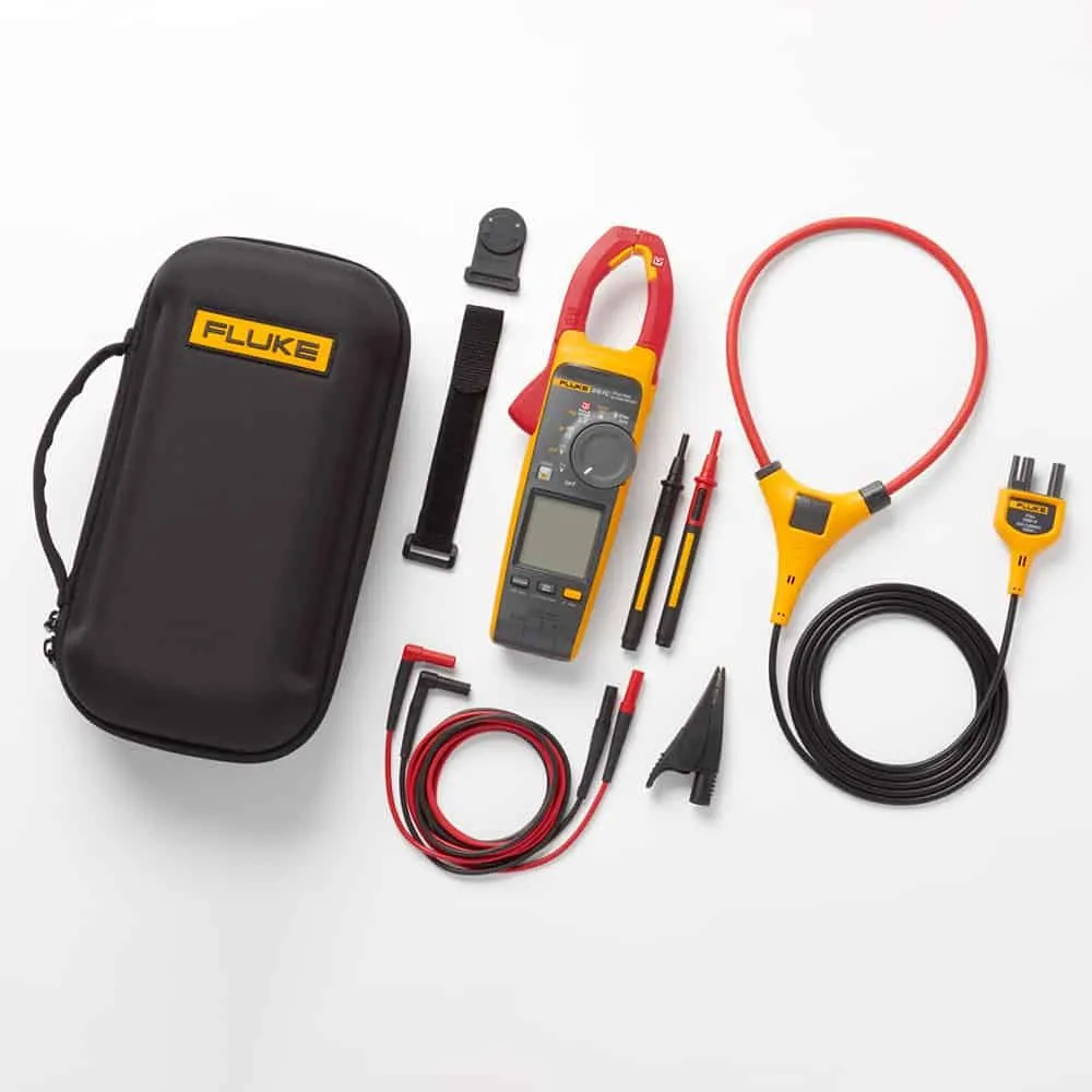 Fluke True RMS AC/DC Clamp Meter with iFlex Probe, 2500A, 34mm Jaw, CAT IV 600V