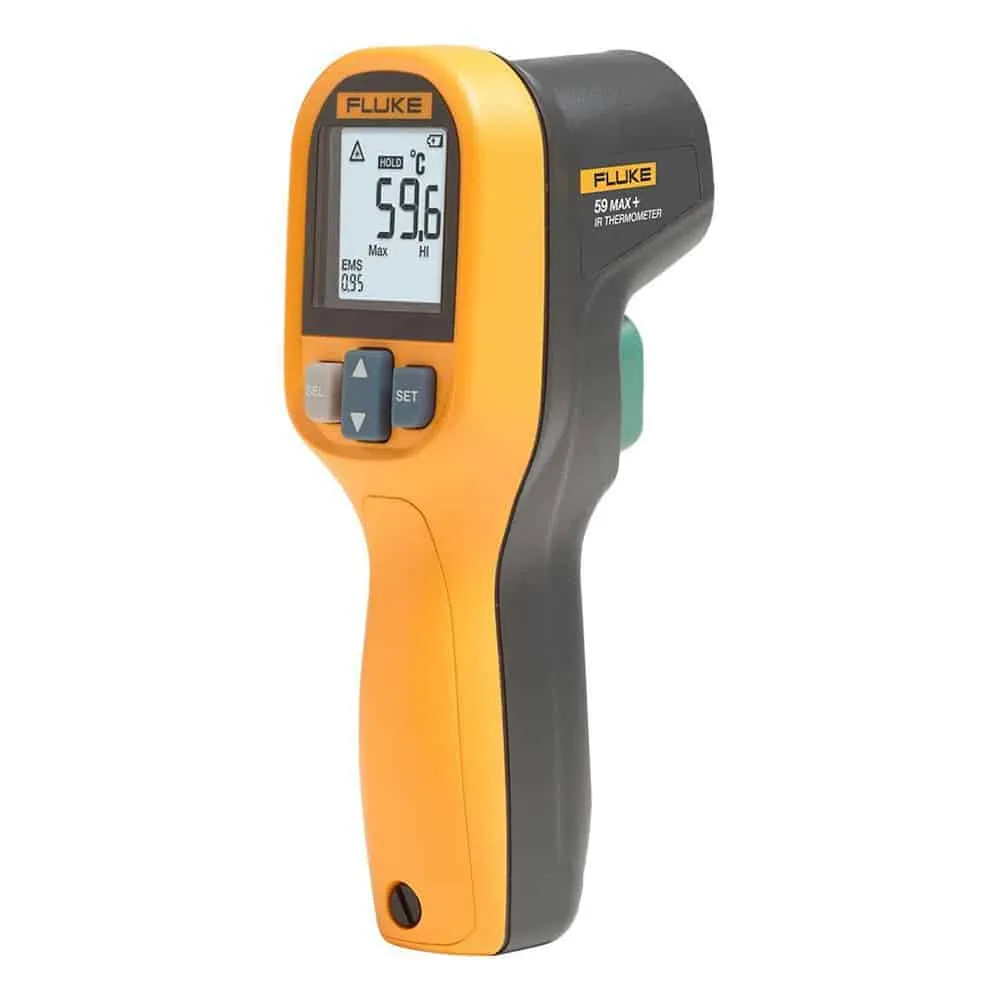 Fluke Laser Infrared Thermometer, 10:1, -30"C To 500"C