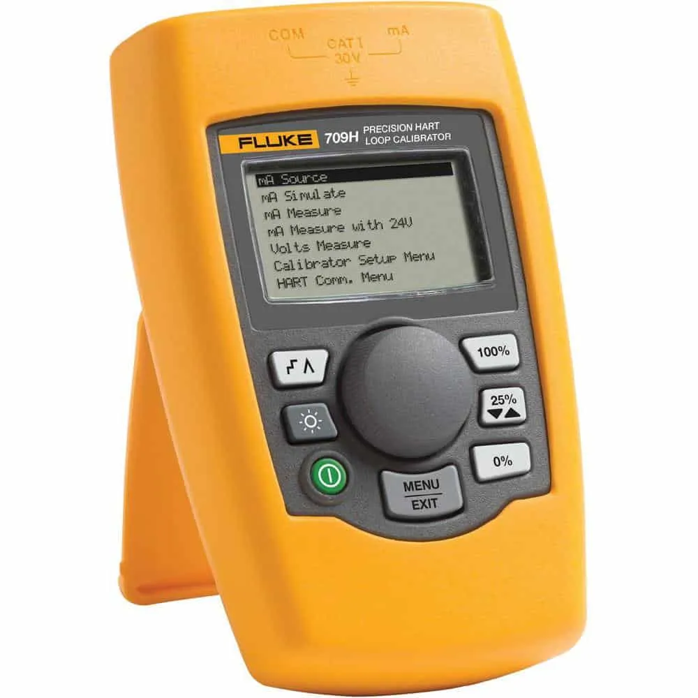 Fluke Precision mA Loop Calibrator with HART Communications, 0 to 24mA