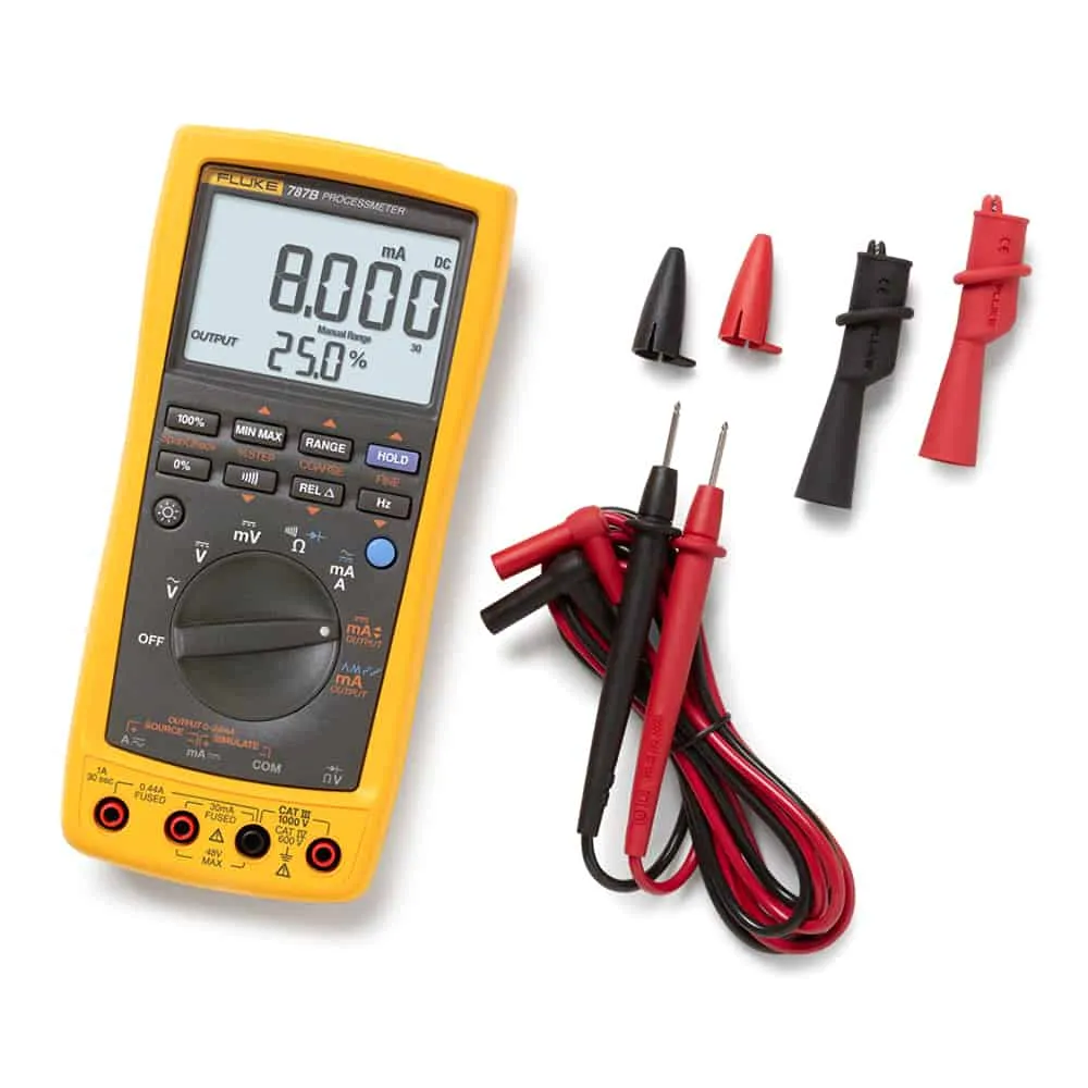 Fluke Process Meter, 20mA DC, 1000V DC