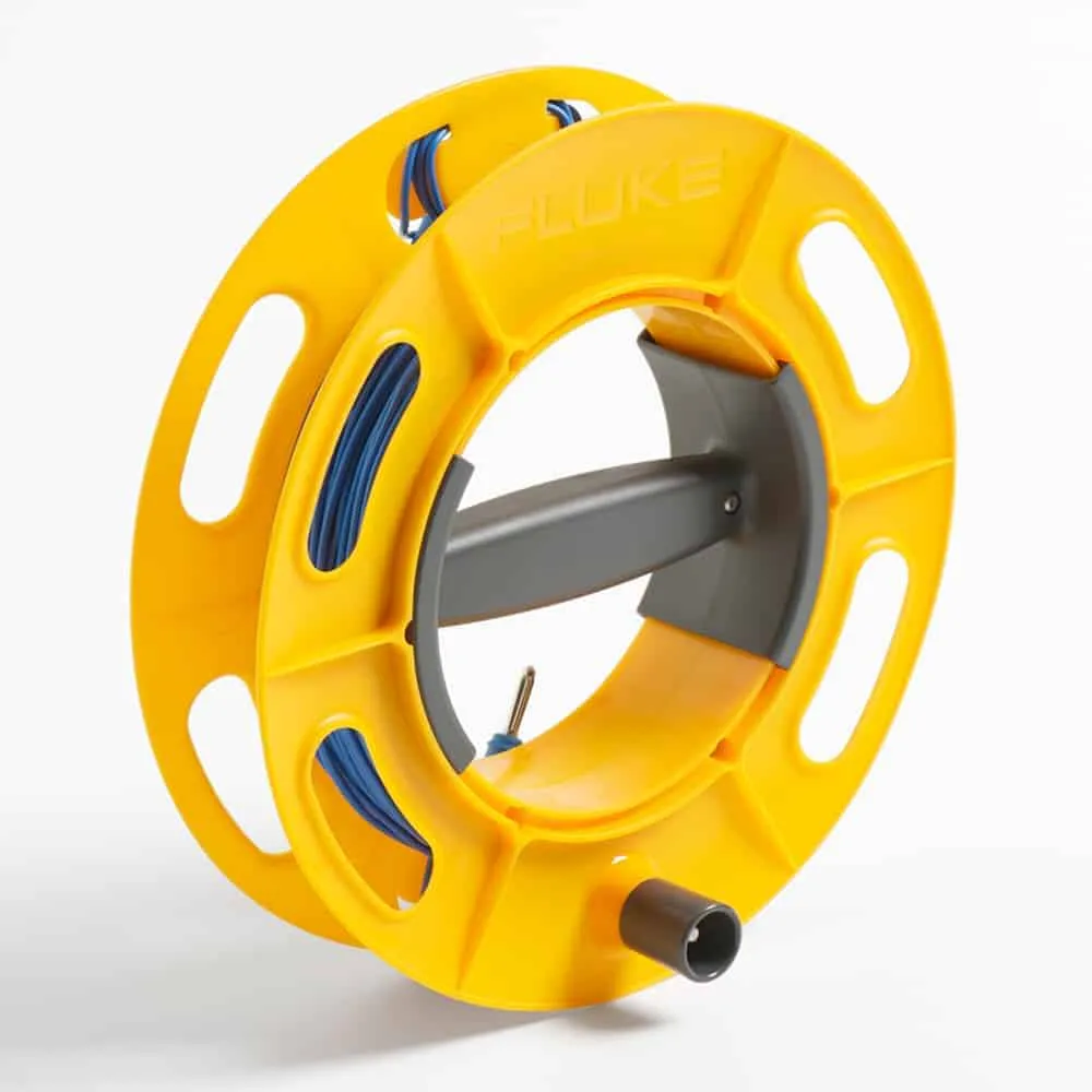 Fluke Ground/Earth Cable Reel, 25M Wire, Blue