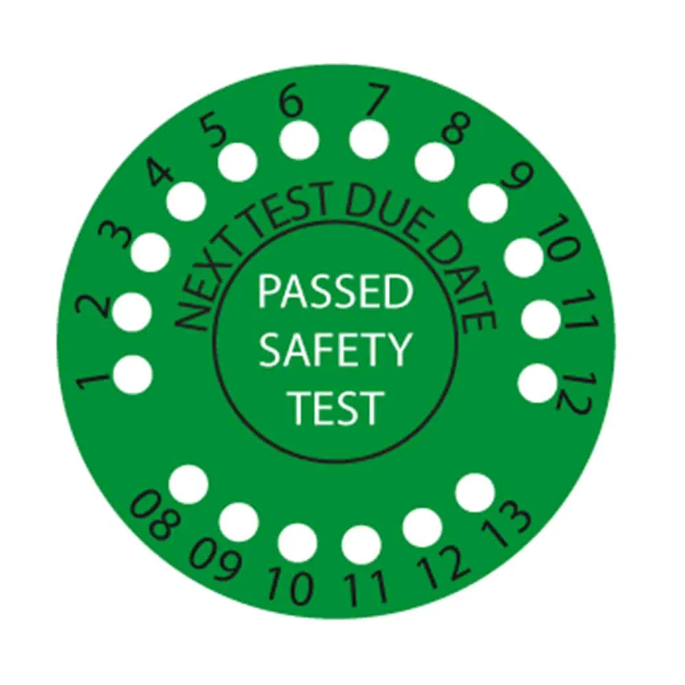 Fluke Appliance Pass Labels (Round)