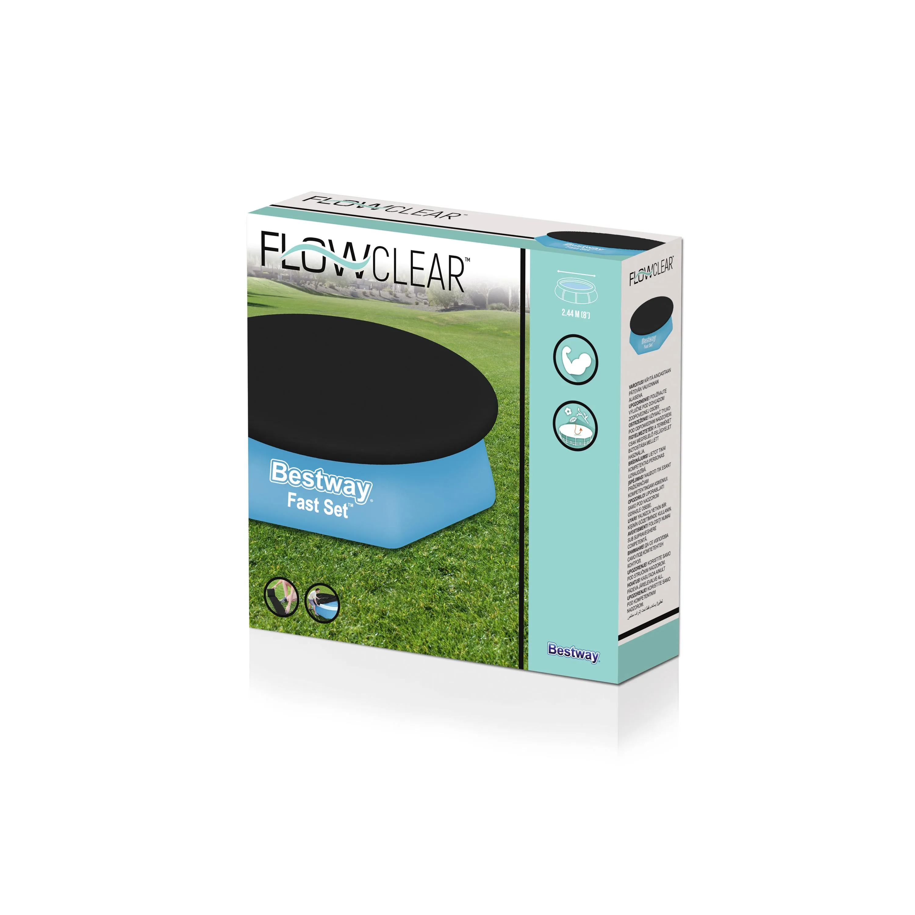 BWAY POOL COVER FLOWCLEAR 244CM 58032