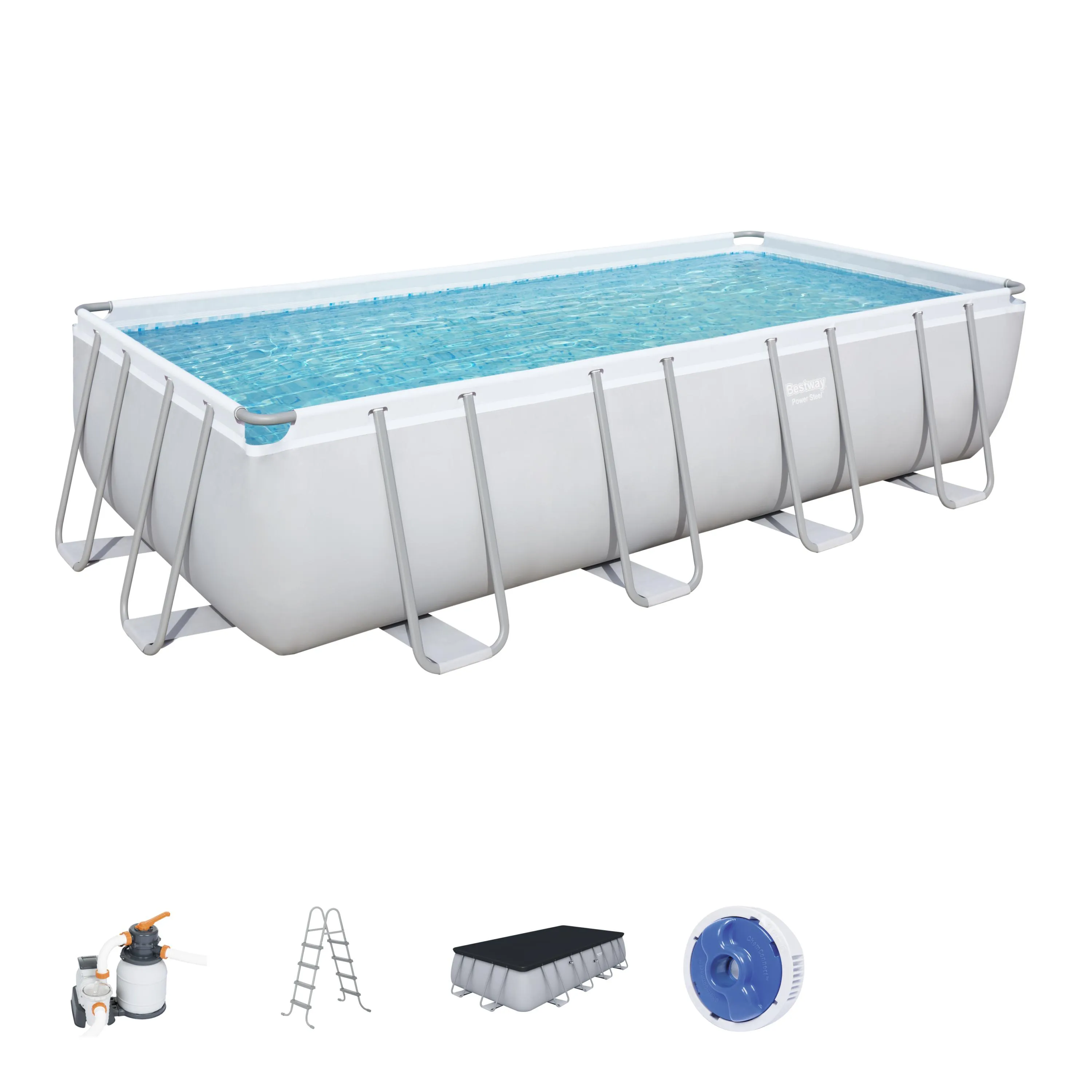 BWAY POOLSET POWRSTL 549X274X122CM 56466