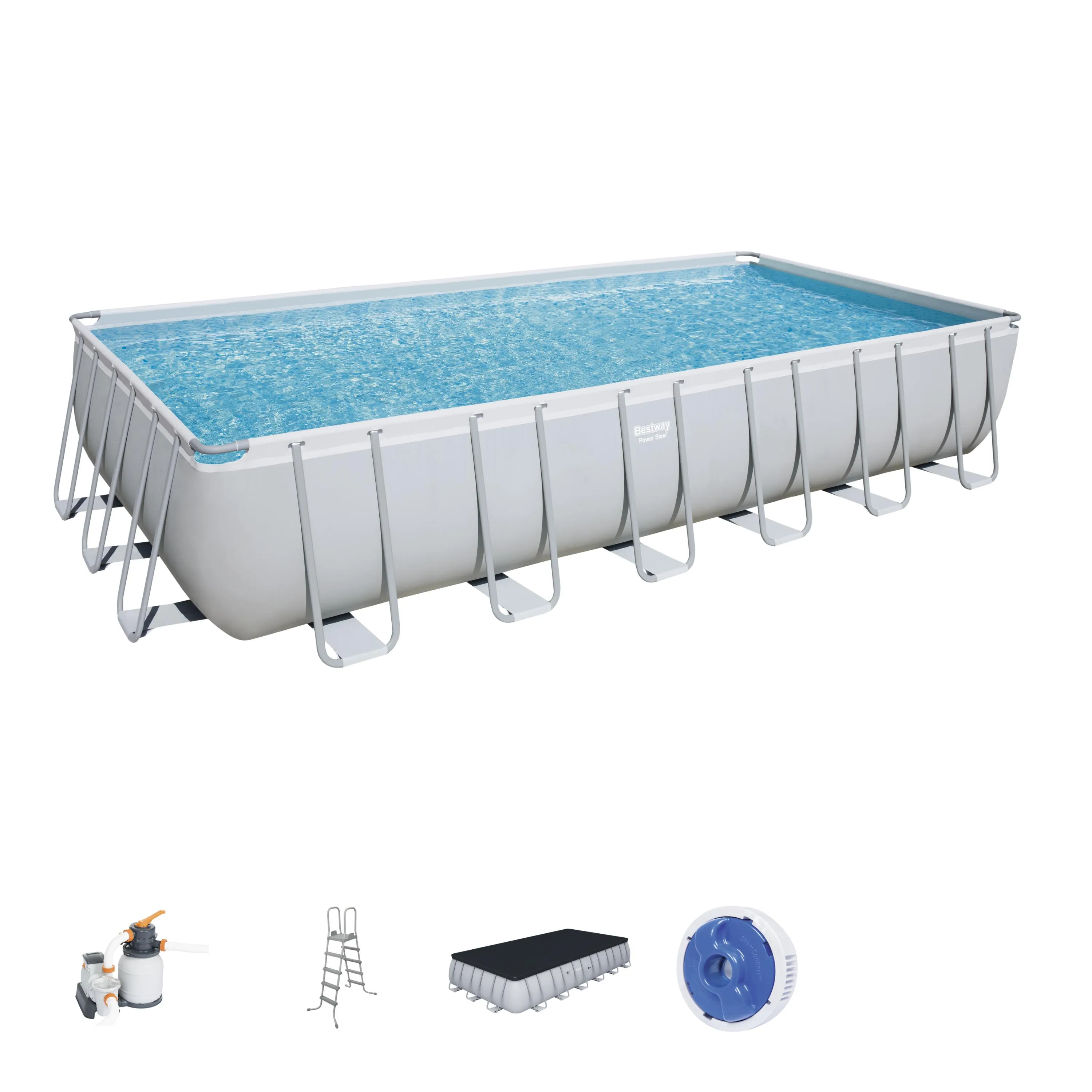 BWAY POOLSET POWRSTL 732X366X132CM 56475BW