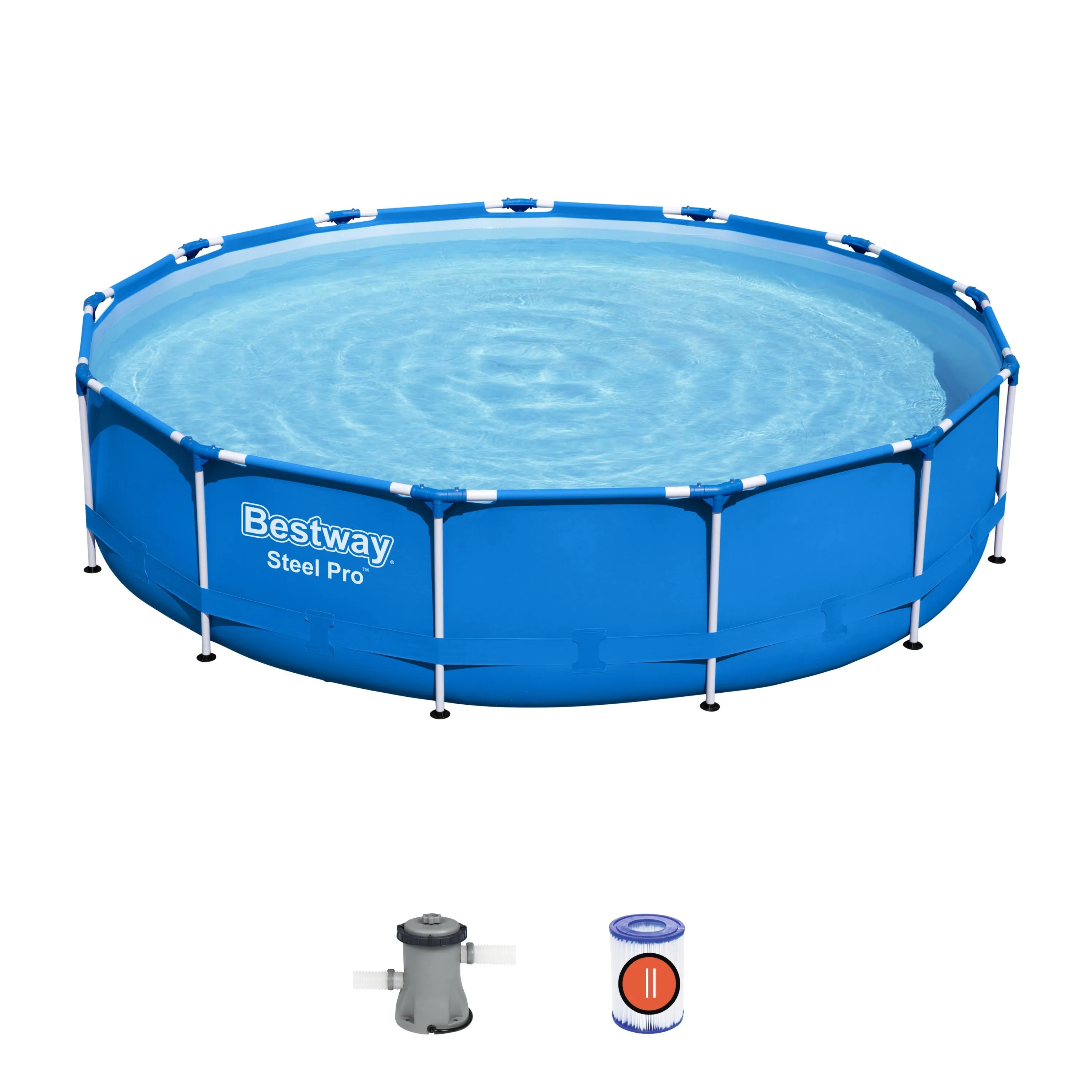 BWAY POOLSET STEELPRO 396X84CM 5612E