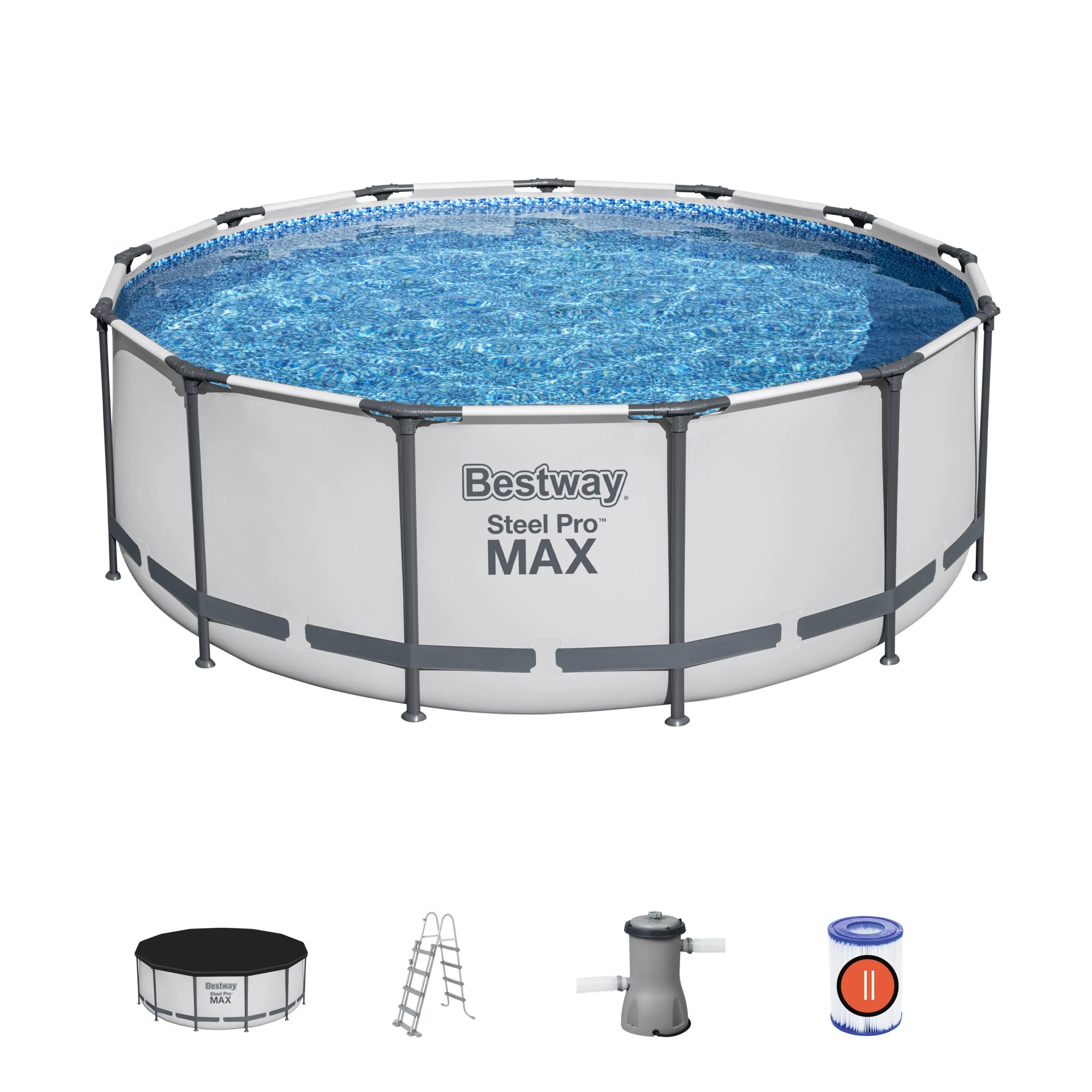 BWAY POOLSET STEELPRO MAX 396X122CM 5618W