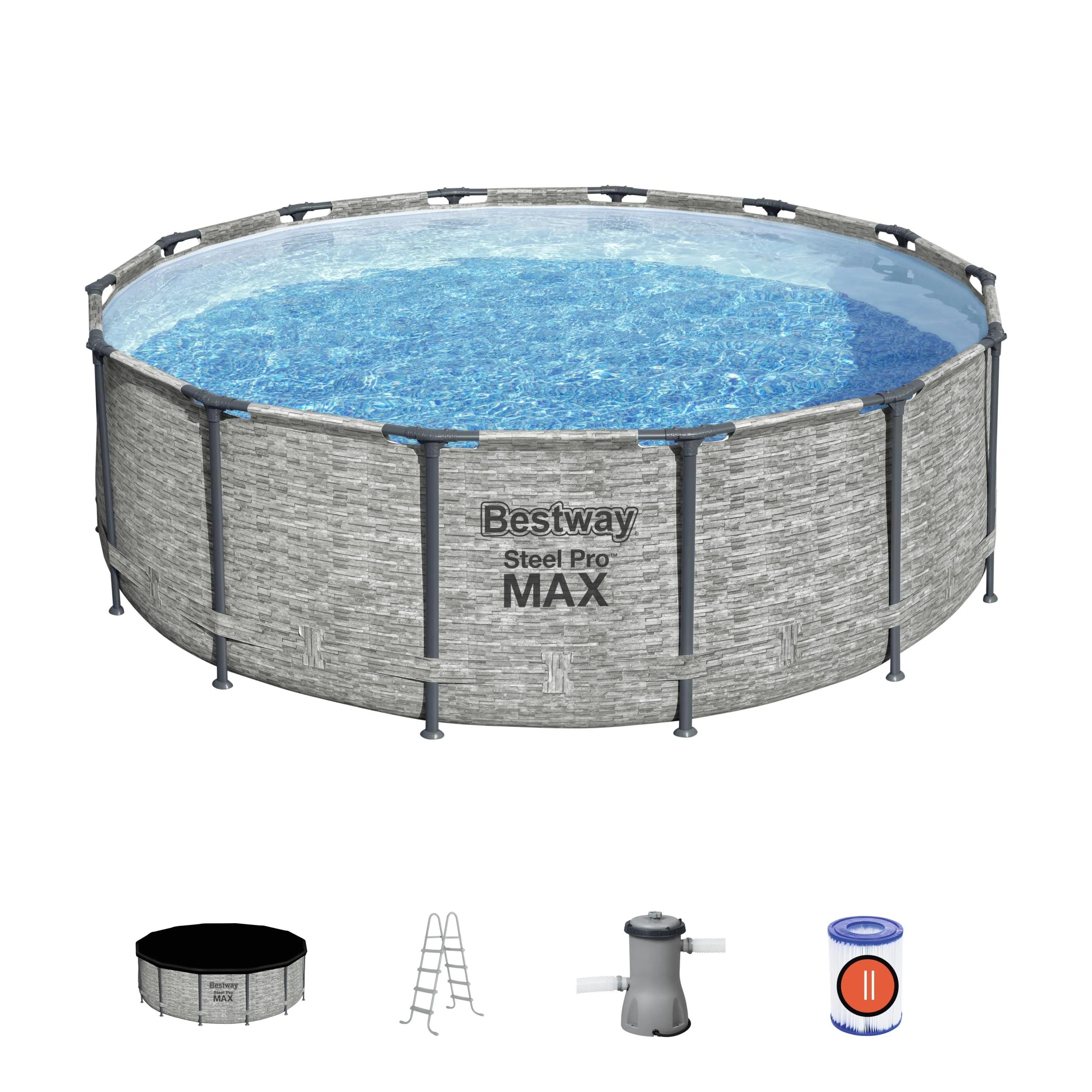 BWAY POOLSET STLPRO MAX 427X122CM 5619D