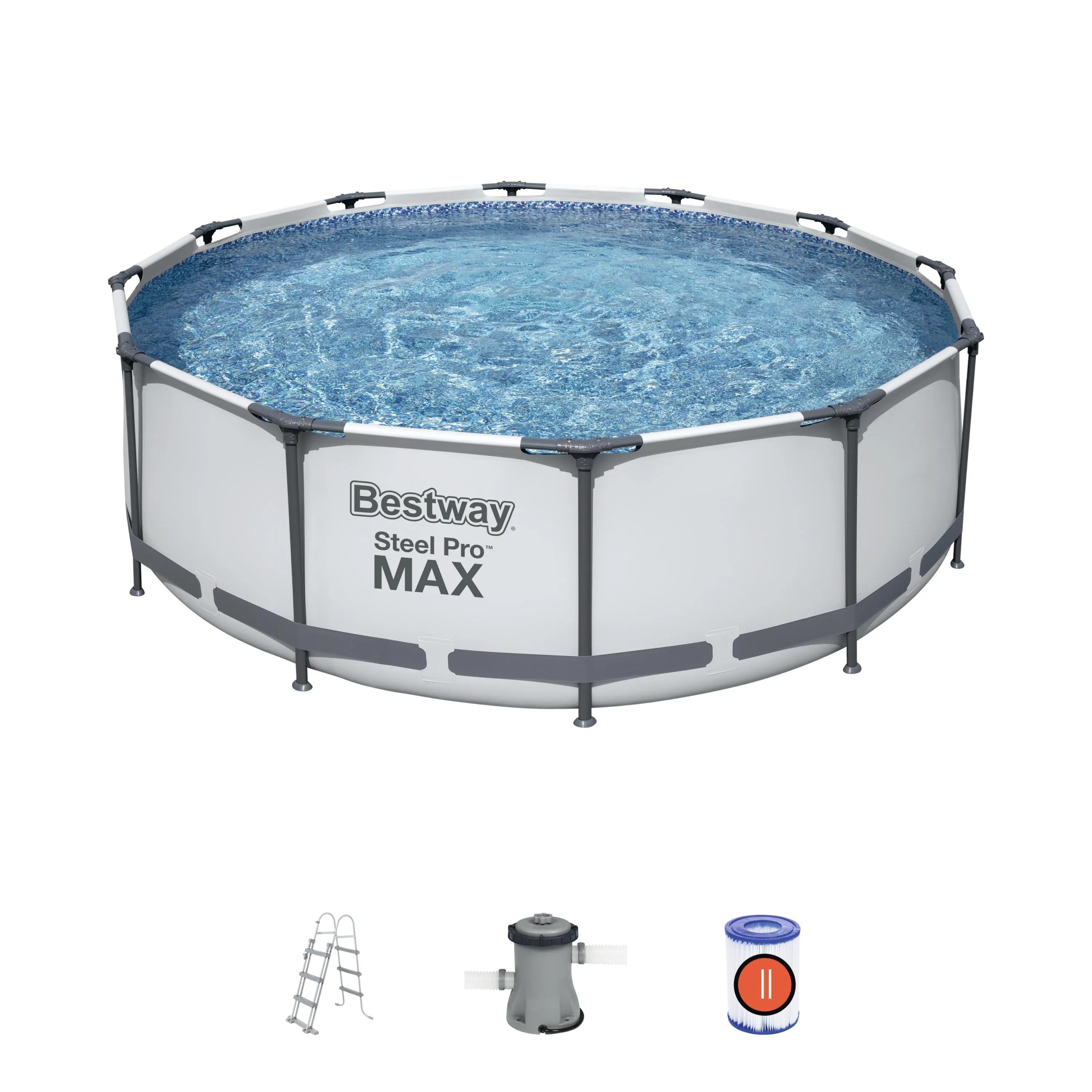 BWAY POOLSET STLPRO MAX 366X100CM 56418