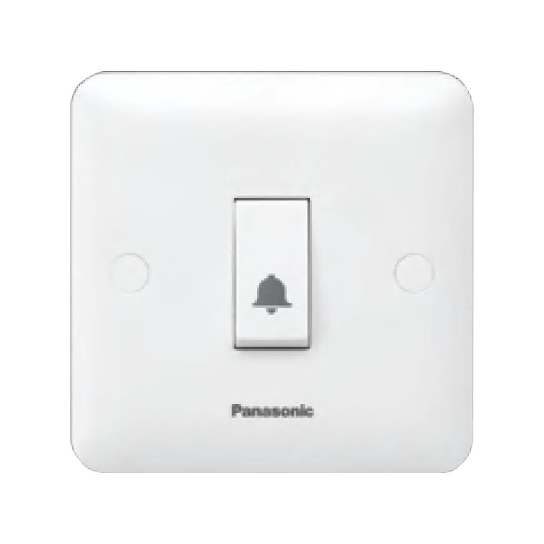 1G 1W PUSHSWITCH’’BELL’’ WHITE WBC5511Y - PANASONIC