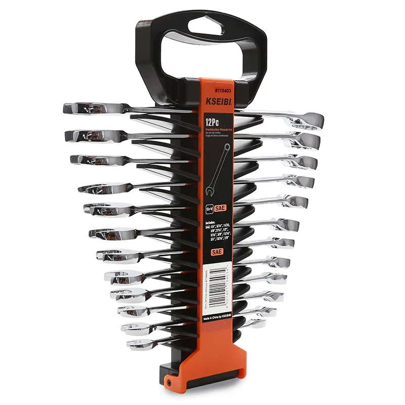 COMBINATION SPANNER WRENCH  SET 12-PC/RACK METRIC 118393