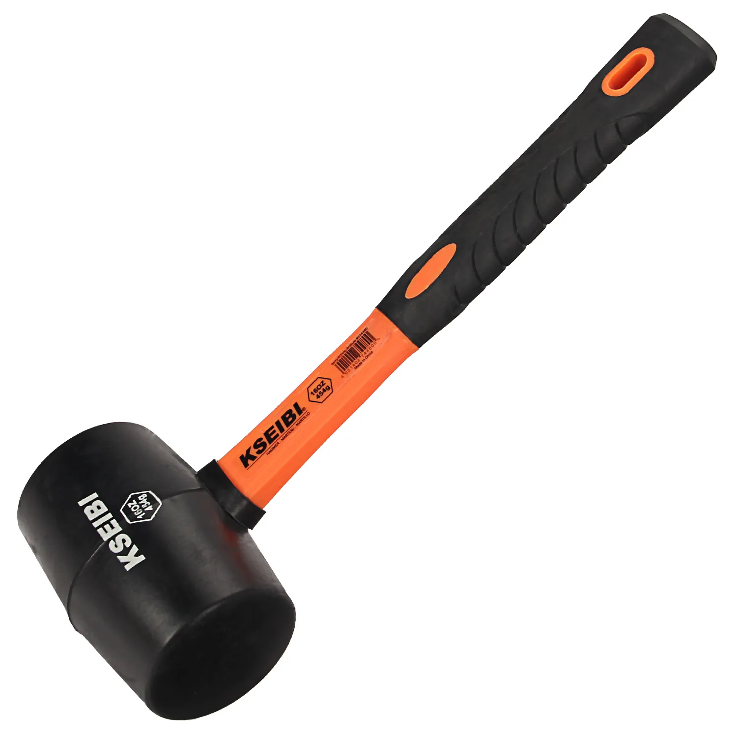 RUBBER HAMMER HARD BLACK HEAD/PROGRIP274510