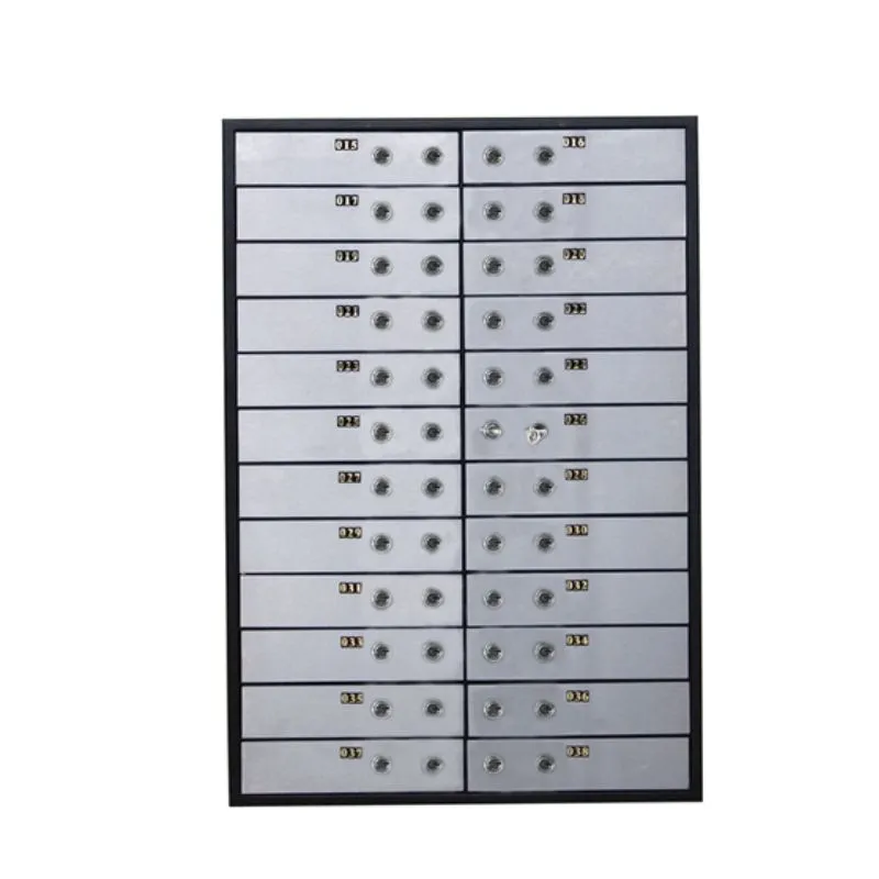 Deposit Boxes for Bank Vaults and for Hotels to store valuables with security and user key double locking system