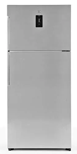 TMF Refrigerator - 573L Capacity, 100% Frost Free, NutriFresh Inverter Compressor, 4-Star Rating, Three Glass Shelves, Electronic Touch Controls with LED Indications, LED Interior Light, Stailess Stee