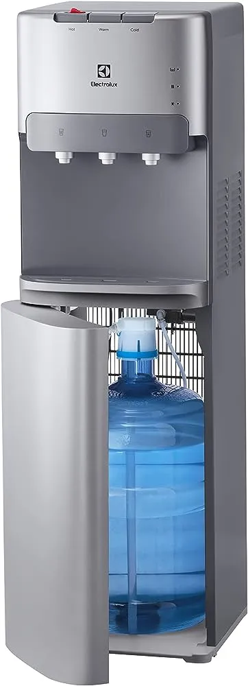 Bottom Loading Water Dispenser, Cold- Normal-Hot, LED Lights, Detachable Drip Tray, Child Lock,
Silver Color