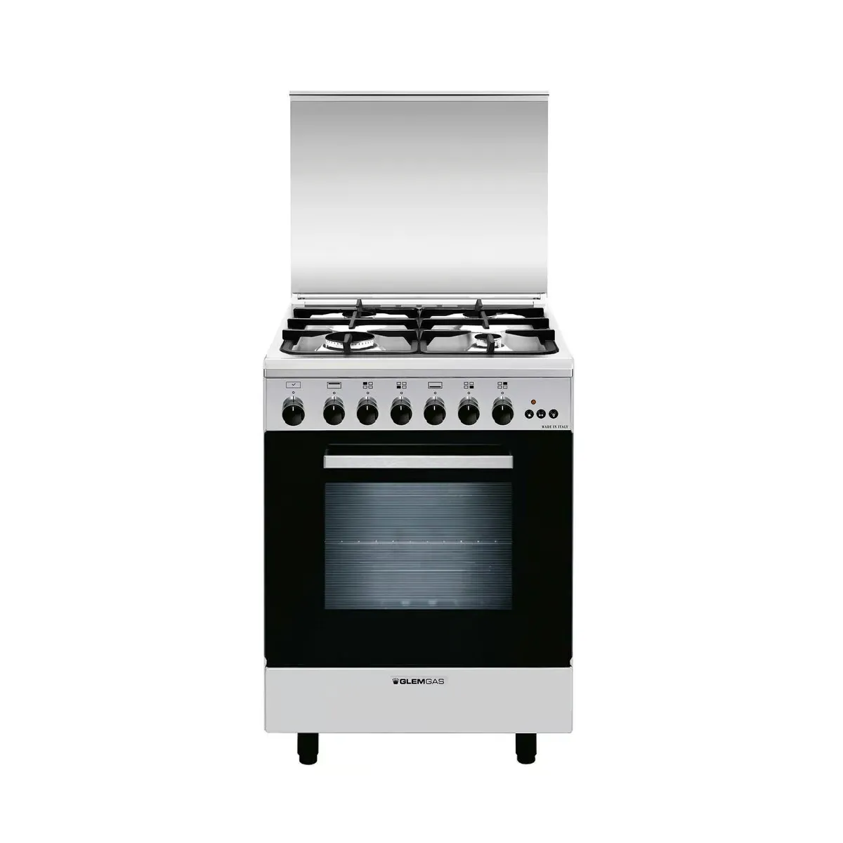 Stainless Steel Gas Oven 4 Gas Burner AL6611GI FS 60x60 (Alpha)