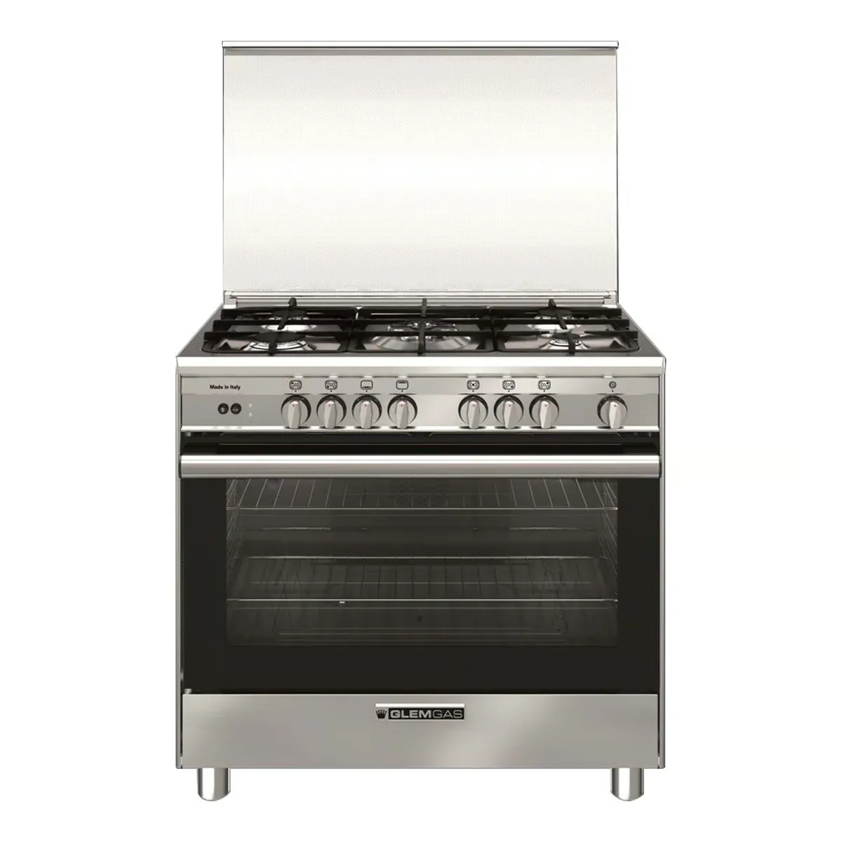 Stainless Steel Gas Oven 5 Gas Burners cooker SB9612GI FSG 90X60 (Speciaista SB)