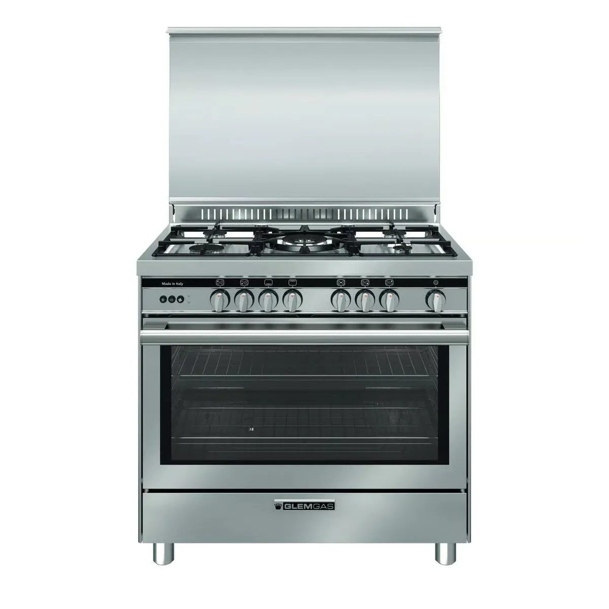 Stainless Steel Multifunction gas oven 5 gas burners cooker ST9612RI FS 90x60 (Speciaista ST)