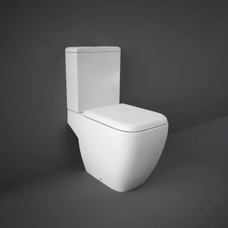 METROPOLITAN DLX C.C WC(P-TRAP) BACK OPEN+WATER TANK+ UREA SEAT & COVER (SOFT CLOSE) (62CM)