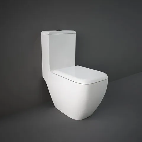 METROPOLITAN SYPHONIC WC (OPEN BACK) (S-TRAP) W/ SEAT & COVER [UREA] (SOFT CLOSE) (69CM)