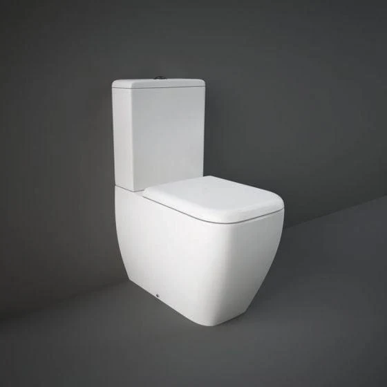 METROPOLITAN RIMLESS C.C BTW WC (P- TRAP) + WATER TANK + SEAT & COVER [UREA] (SOFT CLOSE) (62CM)