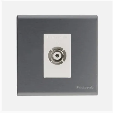 1G TV SOCKET DIN TYPE REFINA METALLIC GRAY WEBP4719830MH - PANASONIC