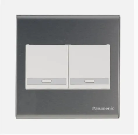 16A 1G 2W SWITCH REFINA METALLIC WHITE WEBP515127MW - PANASONIC