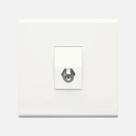 1G TV SOCKET F TYPE WIDE WHITE WEBP47164501F - PANASONIC