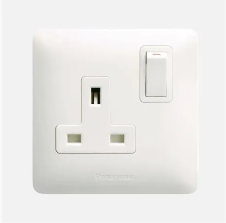 13A 1G DP SWITCHED SOCKET SIMPLUS WHITE WSBC1212W - PANASONIC