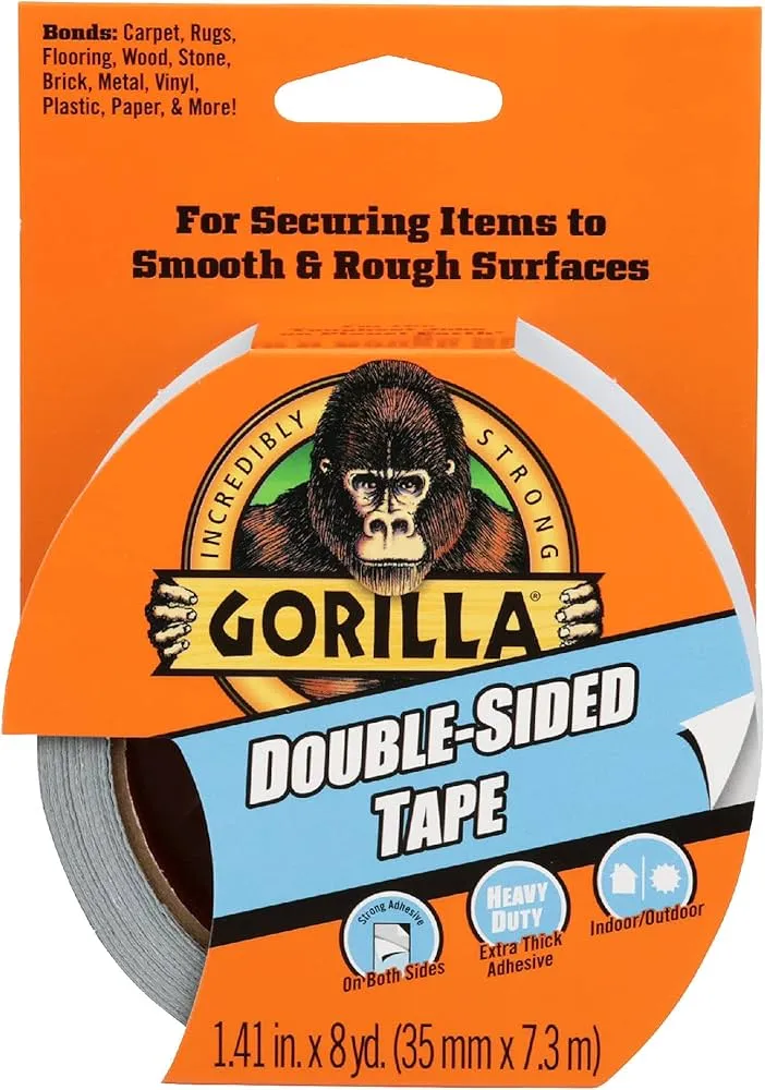 GORILLA DOUBLE SIDED TAPE 8YD 100925