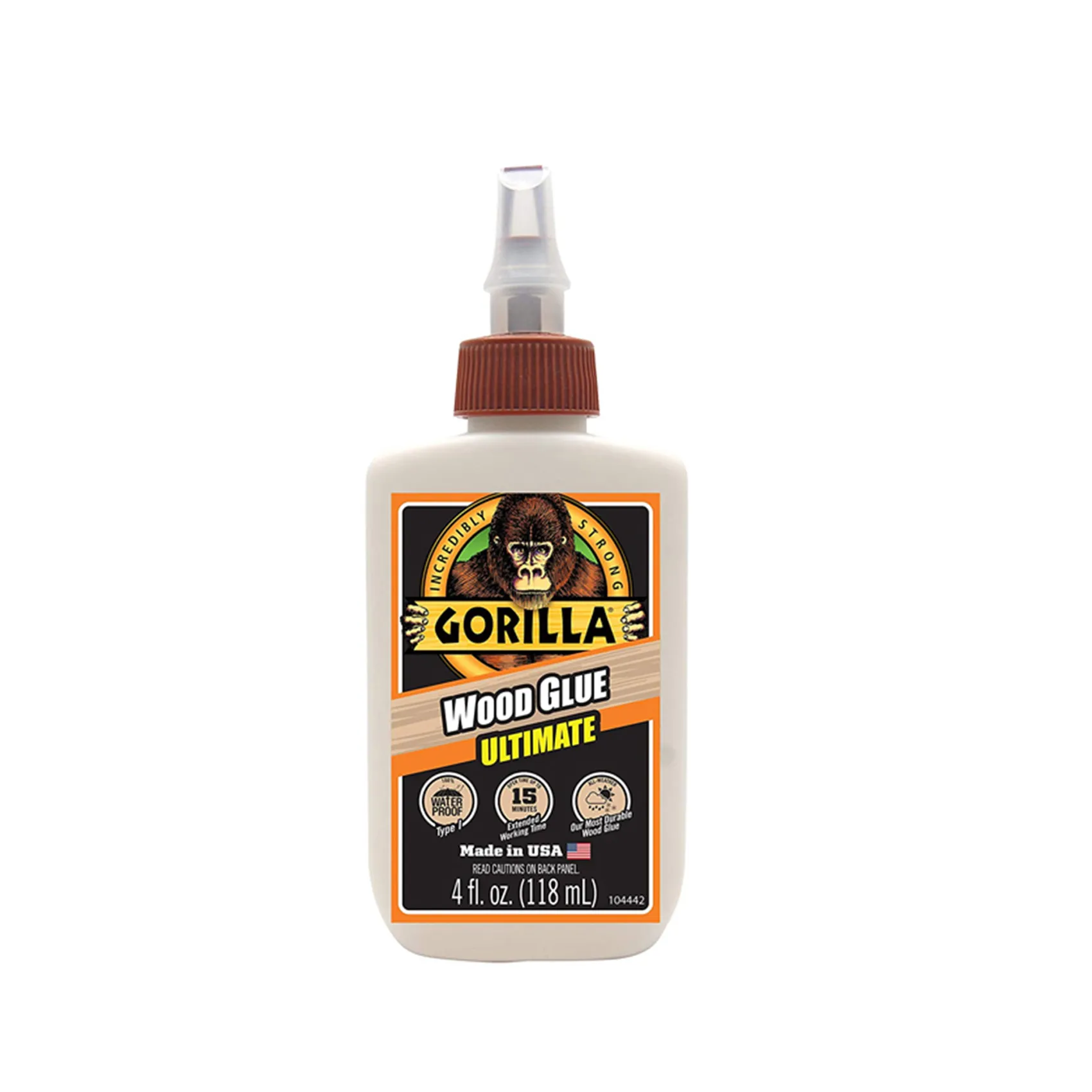 GORILLA WOOD GLUE ULTIMATE 4OZ 104397