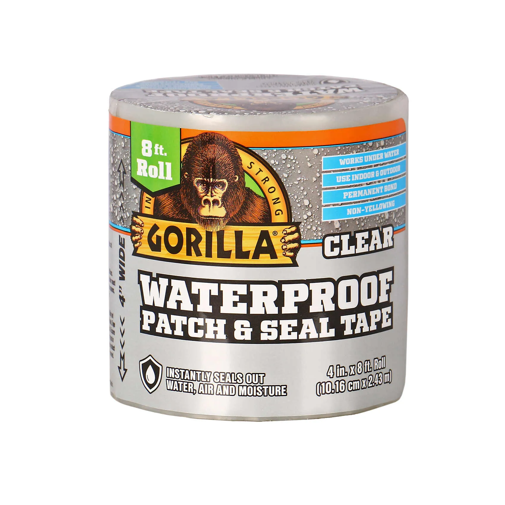 GORILLA W/PRO PATCH&SEAL TAPE CLEAR 8FT 107261