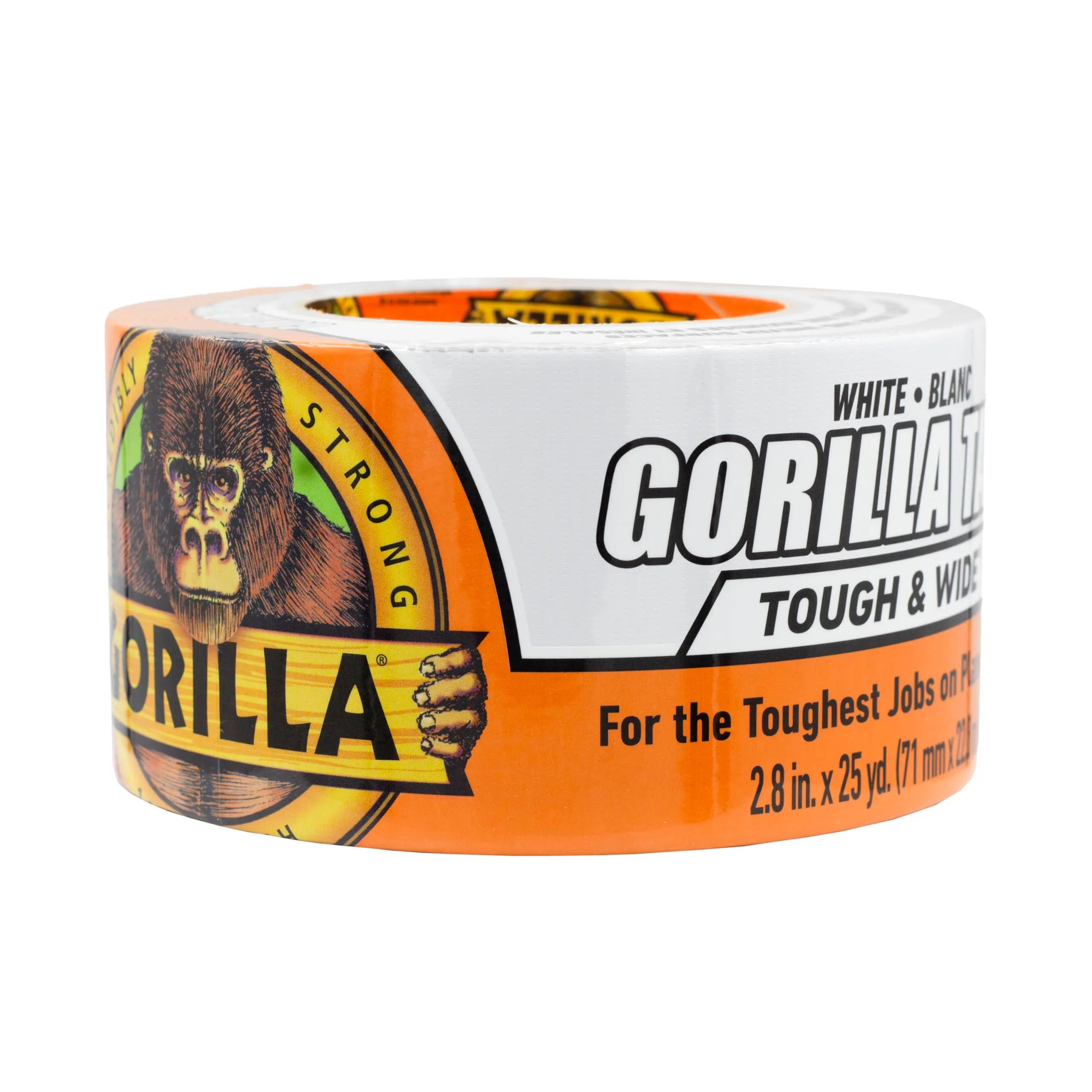 GORILLA WHITE TAPE TOUGH & WIDE 25YD 6025302