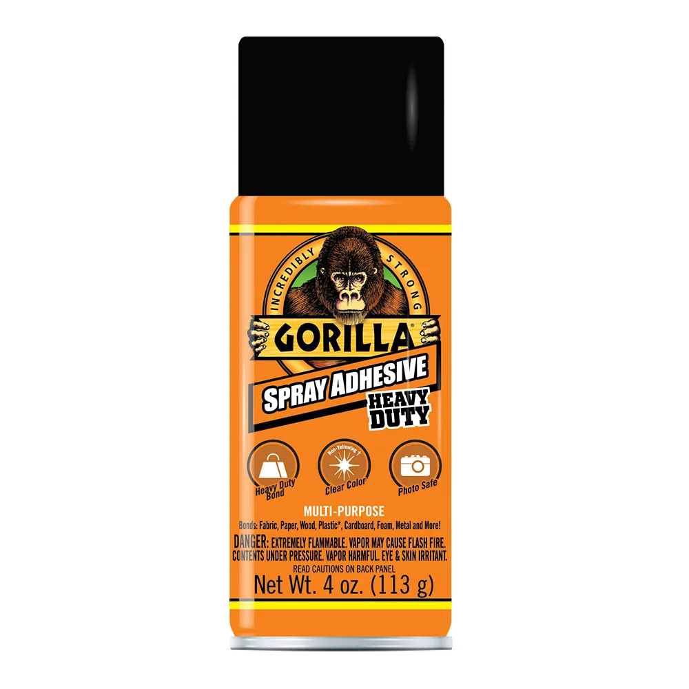 GORILLA SPRAY ADHESIVE 4OZ 6346502