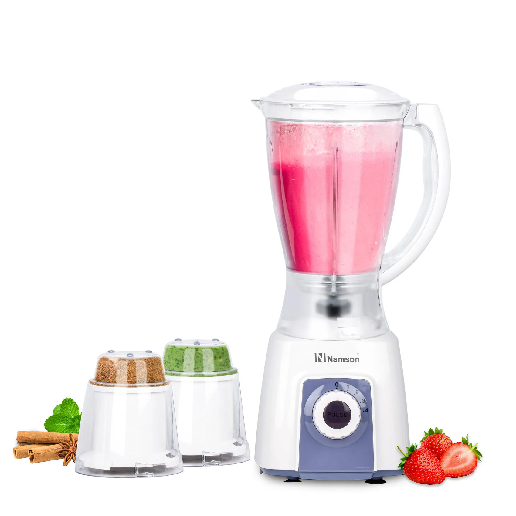 NAMSON NON BREAKABLE JAR BLENDER 2IN1 550W NA-004