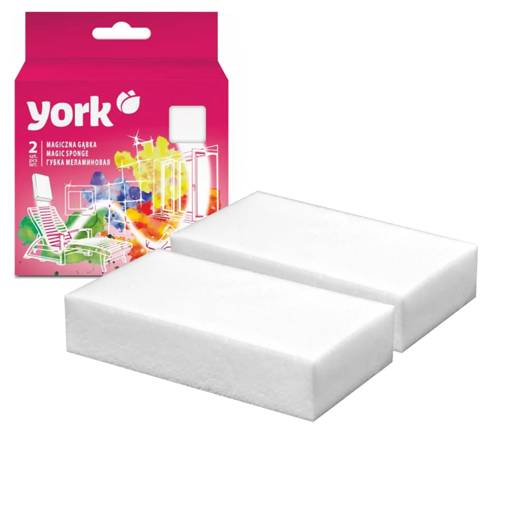 YORK Magic sponge 2 pcs 013300 