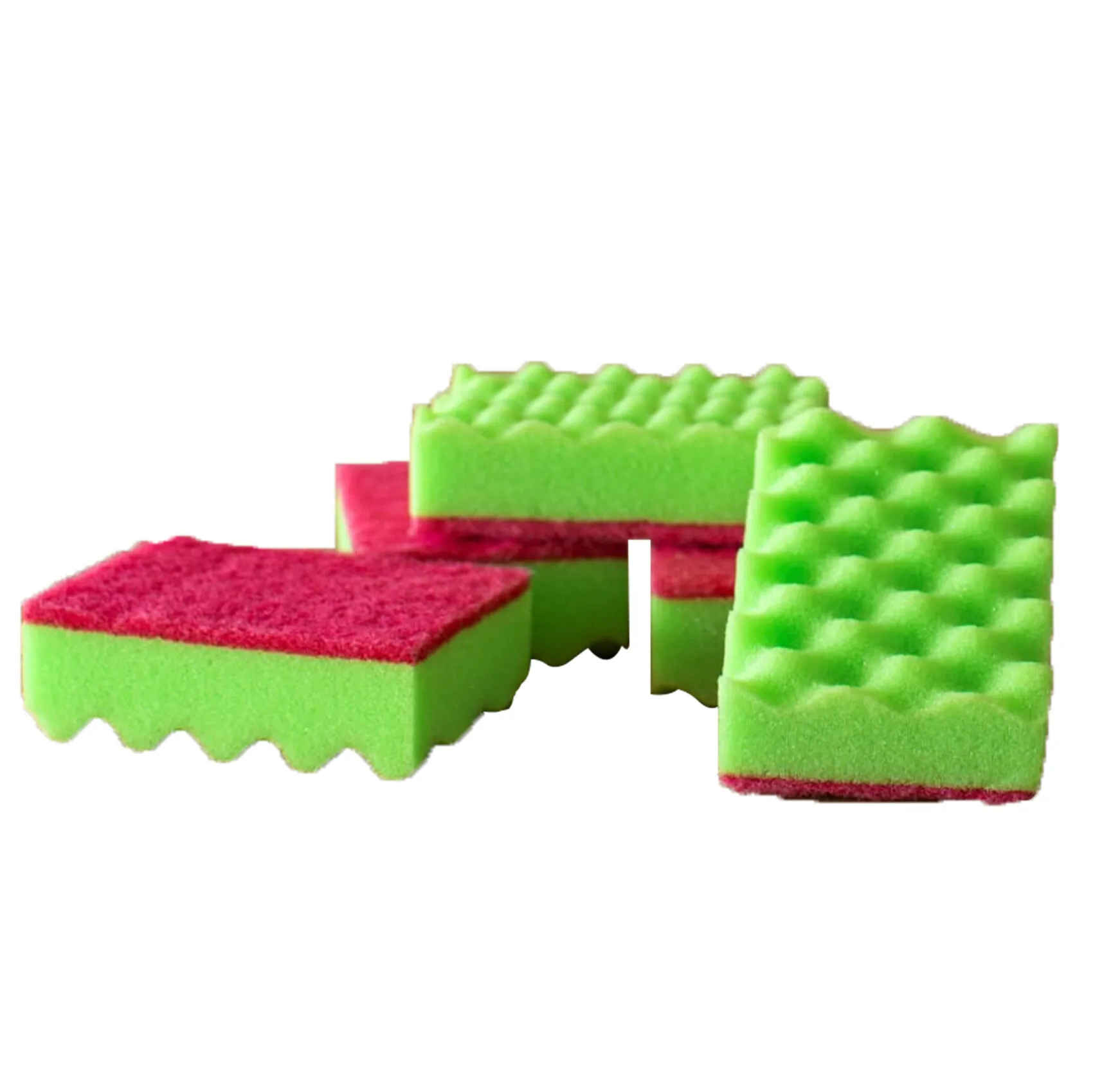 YORK Scouring sponge WAVE 4+1 pc 030220 | DISH WASH | CLEANING