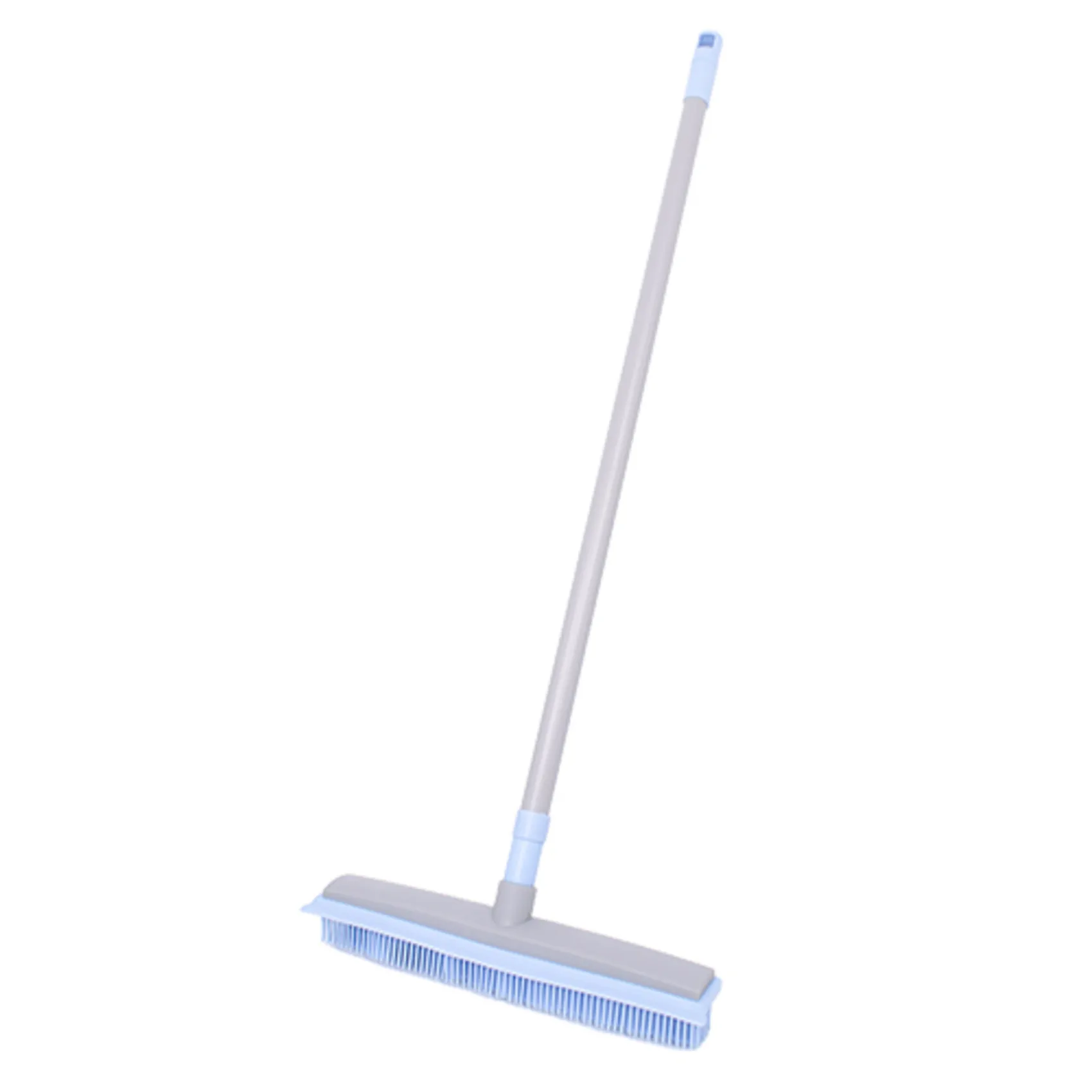 YORK Rubber broom with telescopic handle BACTERIA STOP