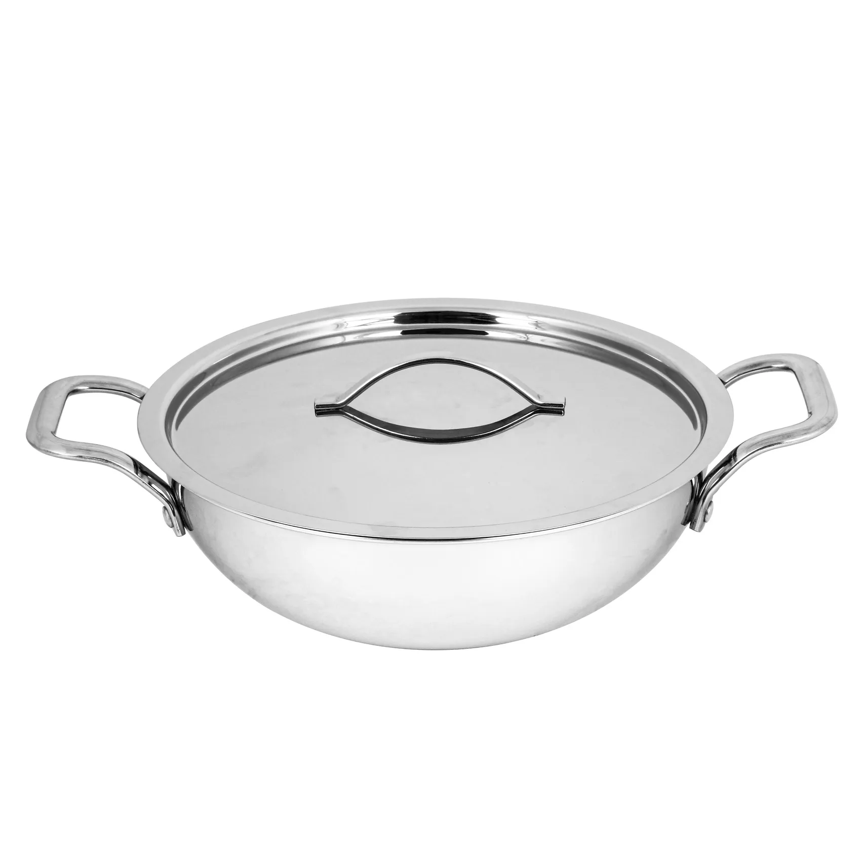 NAMSON PREMIUM TRI-PLY STEEL KADAI 26CM NA-7949