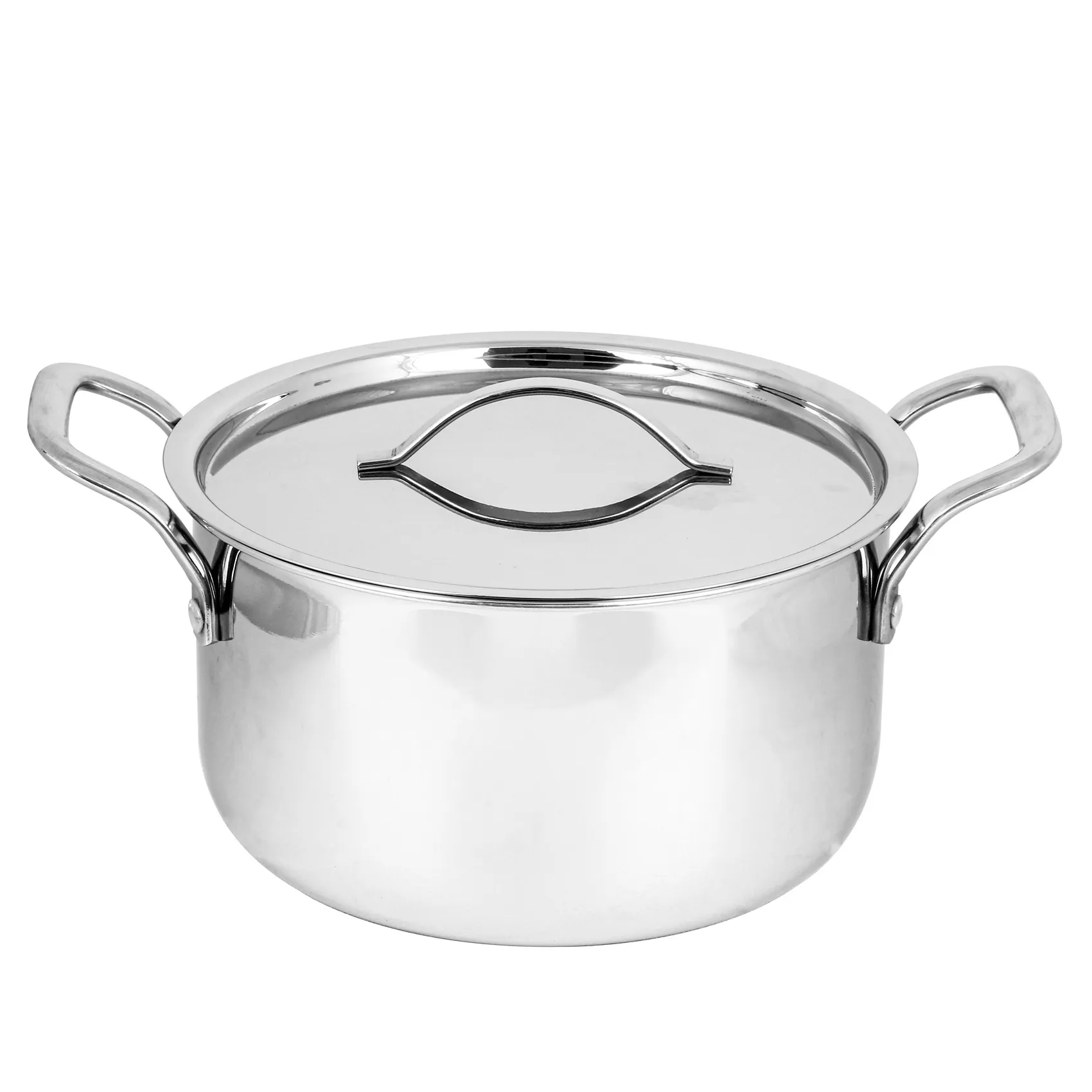 NAMSON PREMIUM TRI-PLY STEEL CASSEROLE 22CM NA-7951